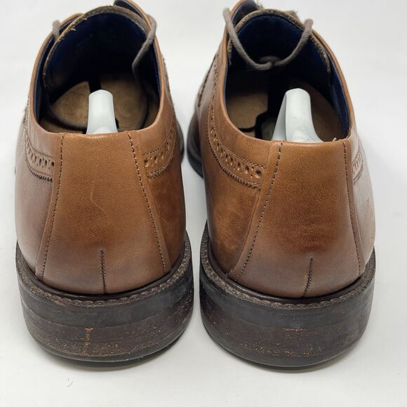 Cole Haan Buckland Shoes Mens 13 M Brown Leather Cap Toe Dress Casual Derby - Picture 12 of 16